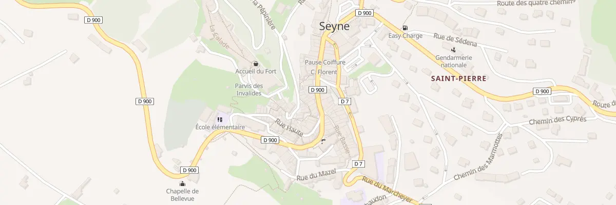 Plan du 30 Rue Grande à Seyne