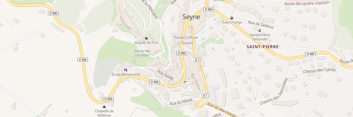 Plan du 5503 Rue Grande à Seyne