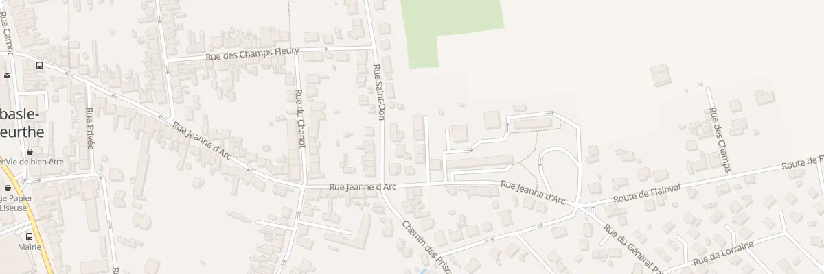 Plan du 67T Rue Jeanne d’Arc à Dombasle-sur-Meurthe