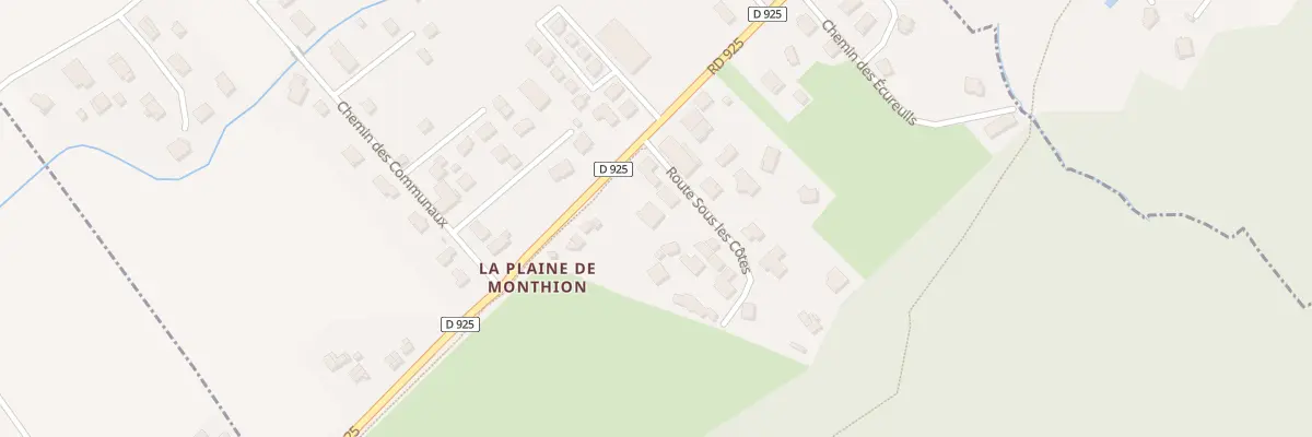 Plan du 5028 Sous les Cotes à Monthion