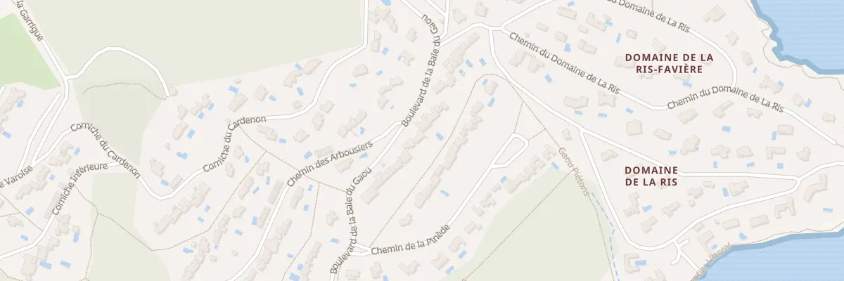 Plan du 17 Bd de la Baie du Gaou à Bormes-les-Mimosas
