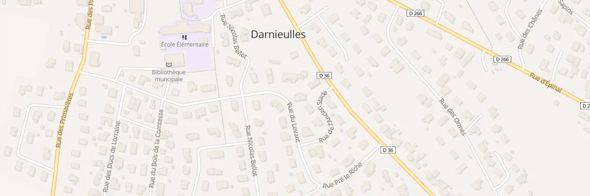 Plan du 67 Rue du Levant à Darnieulles