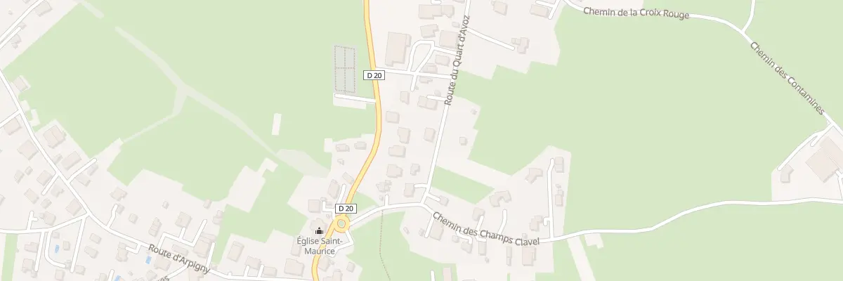 Plan du 67 Rte du Quart d’Avoz à Marcellaz