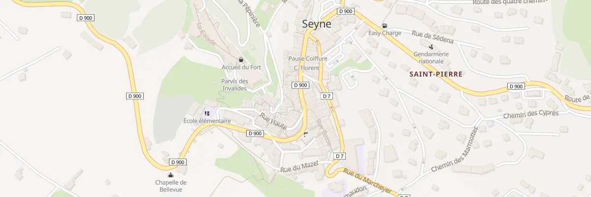 Plan du 32 Rue Grande à Seyne