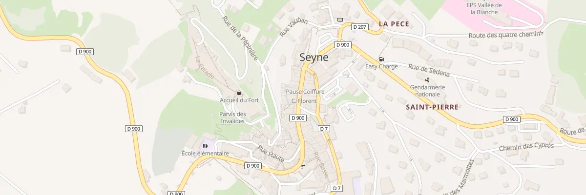 Plan du 16 Rue Grande à Seyne