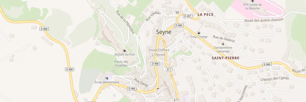 Plan du 5511 Rue Grande à Seyne