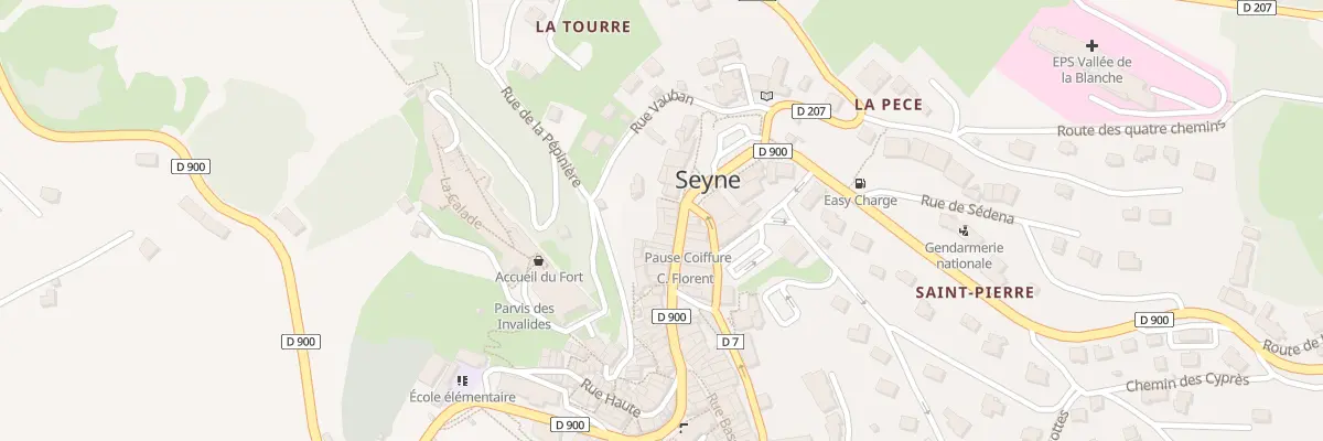 Plan du 8 Rue Grande à Seyne