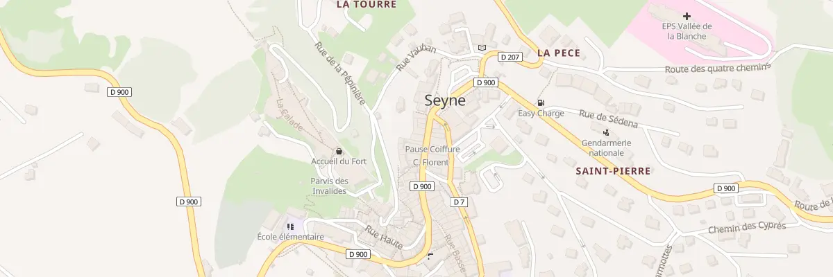 Plan du 10 Rue Grande à Seyne