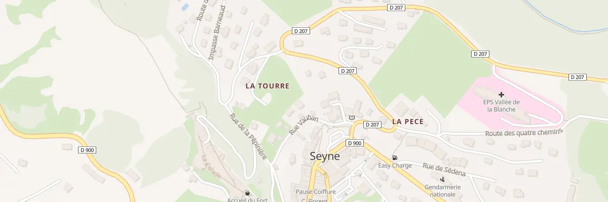 Plan du 5598 La Tourre à Seyne