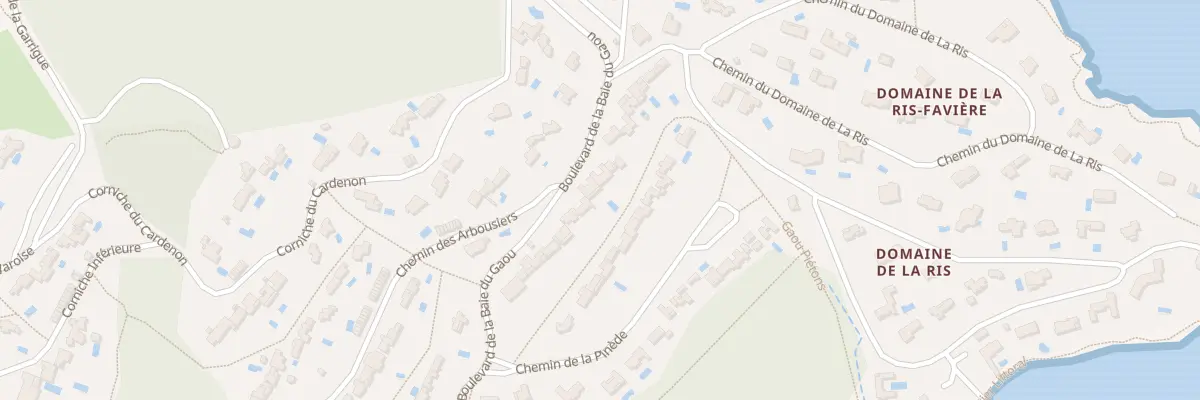Plan du 15 Bd de la Baie du Gaou à Bormes-les-Mimosas