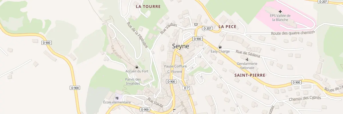 Plan du 6 Rue Grande à Seyne