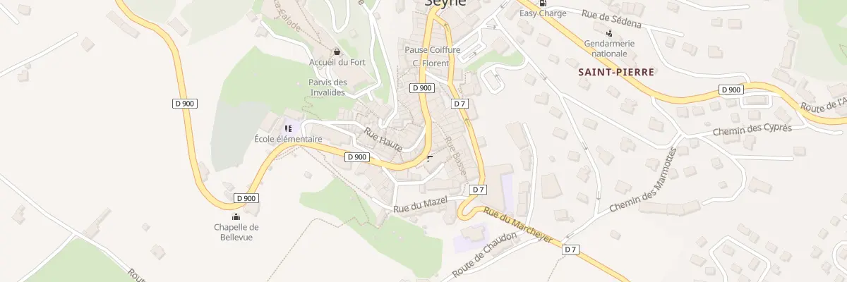Plan du 38 Rue Grande à Seyne