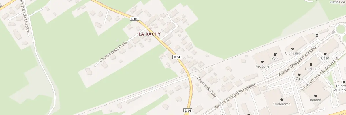 Plan du 436 Rte de la Rachy à Gilly-sur-Isère