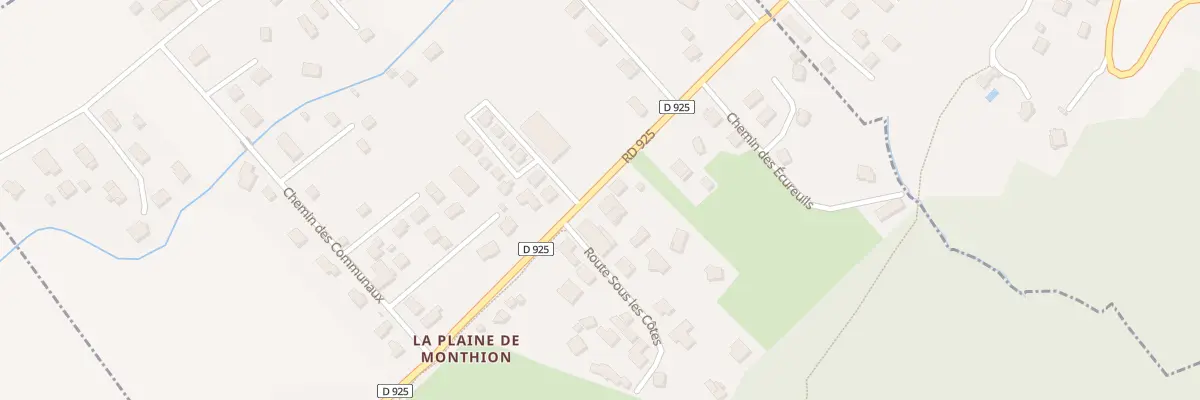 Plan du 5259 Sous les Cotes à Monthion