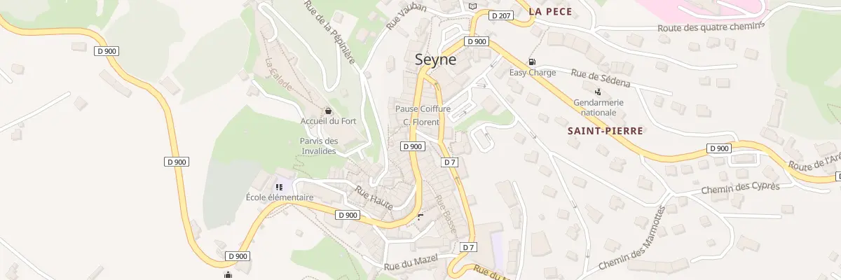 Plan du 5524 Rue Grande à Seyne