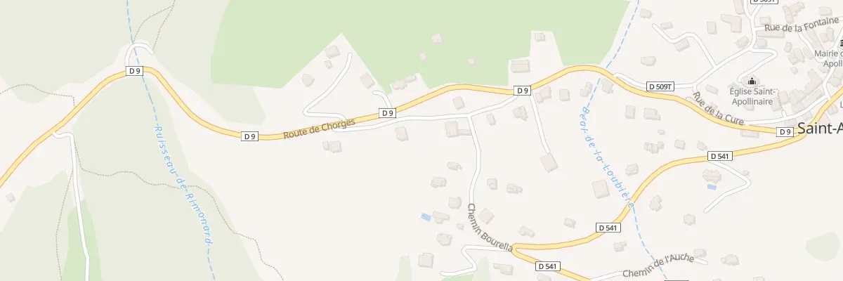 Plan du 67 Che de la Rama à Saint-Apollinaire