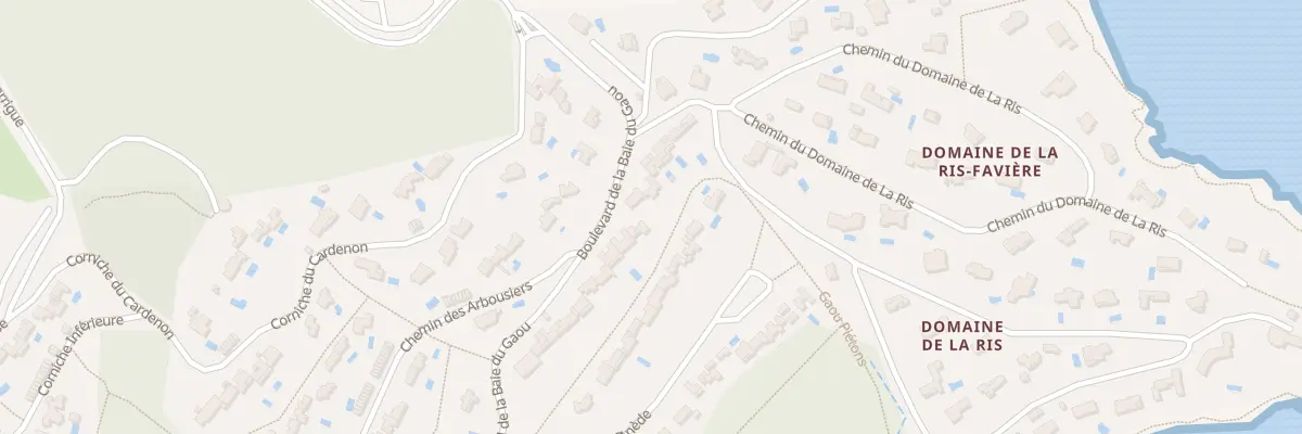Plan du 9 Bd de la Baie du Gaou à Bormes-les-Mimosas