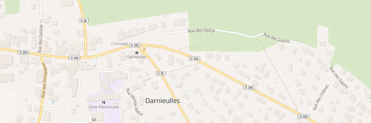 Plan du 160 Rue d’Epinal à Darnieulles