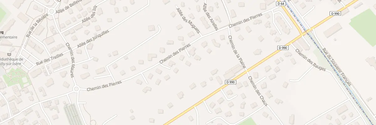 Plan du 322 Che des Pierres à Gilly-sur-Isère