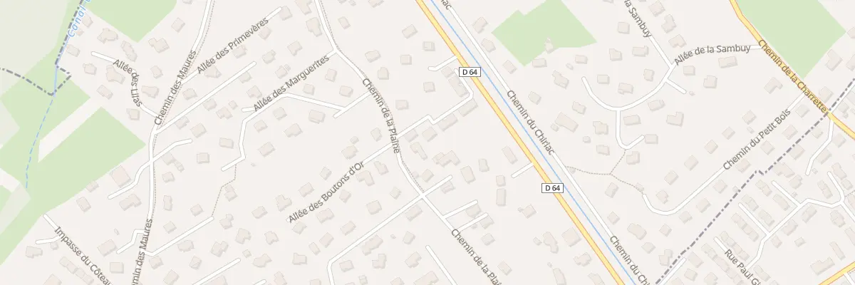 Plan du 422 Che de la Plaine à Gilly-sur-Isère