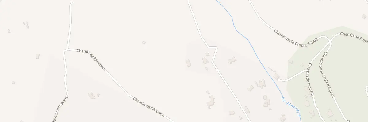 Plan du 689 Che de l’Avenon à Flayosc