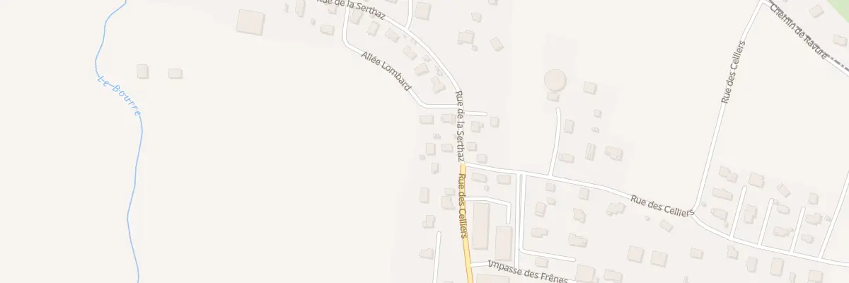 Plan du 13 Rue de la serthaz à Saint-Pierre-en-Faucigny