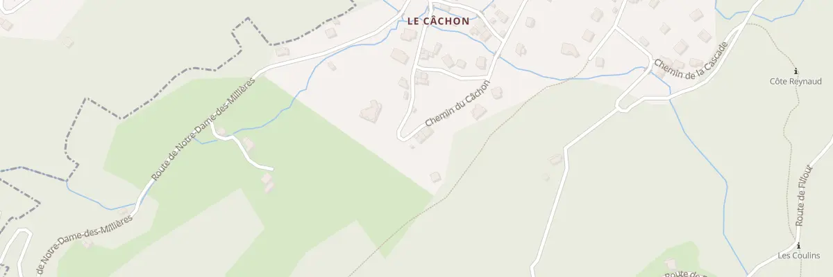 Plan du 5247 Le Cachon à Monthion