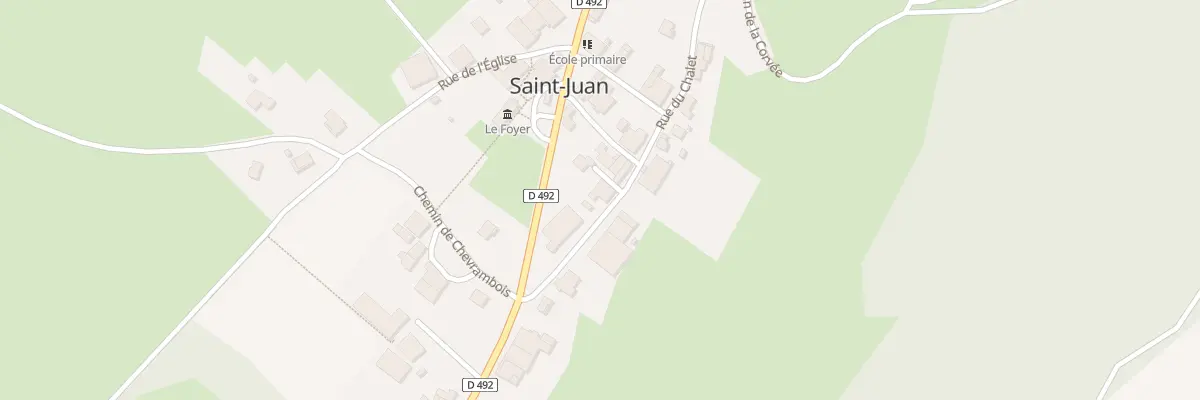Plan du 3 Rue du Chalet à Saint-Juan