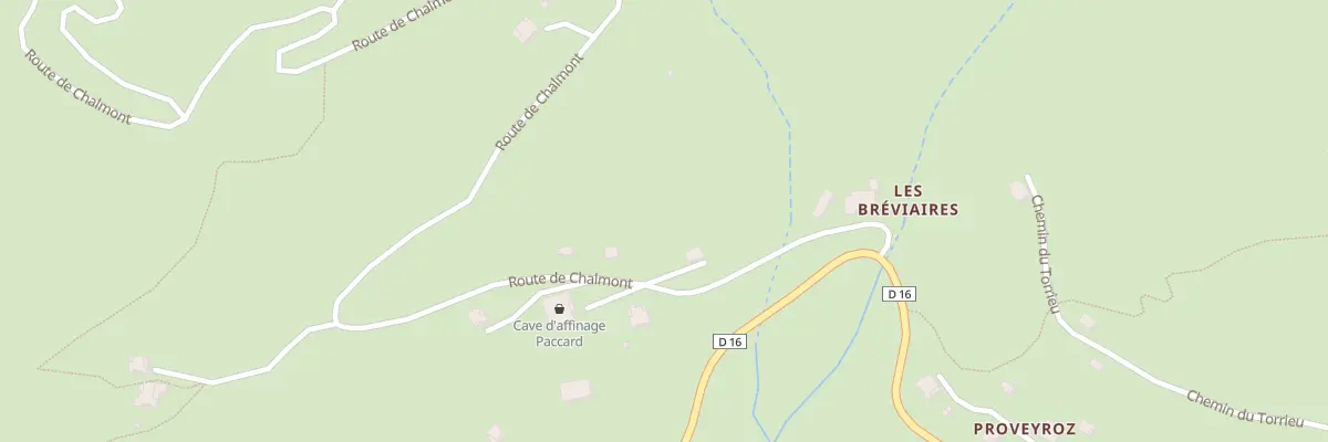 Plan du 218 Rte de Chalmont à Manigod