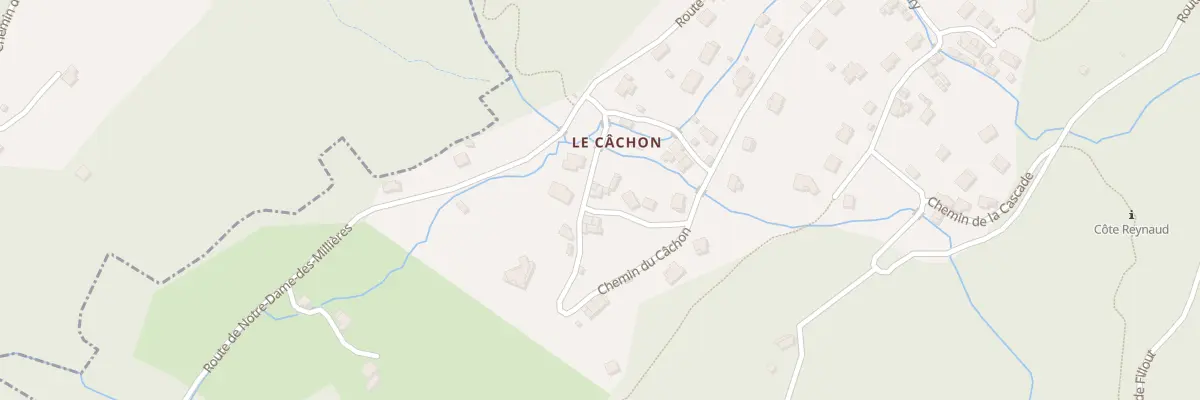 Plan du 518 Rte du Cachon à Monthion
