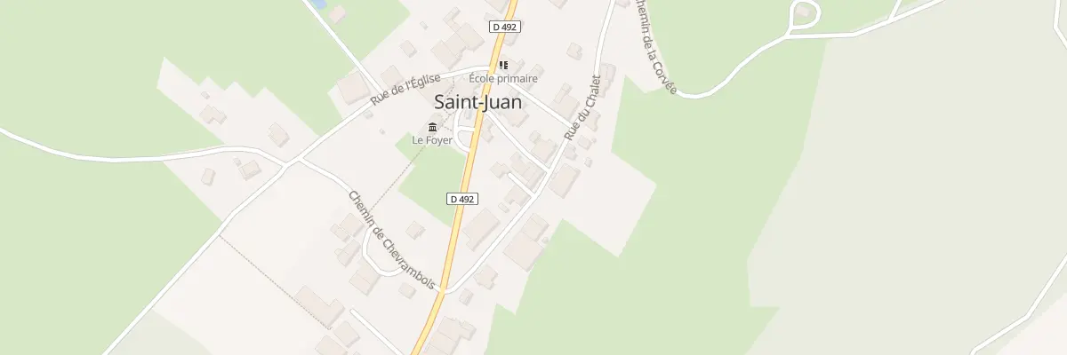 Plan du 7 Rue du Chalet à Saint-Juan
