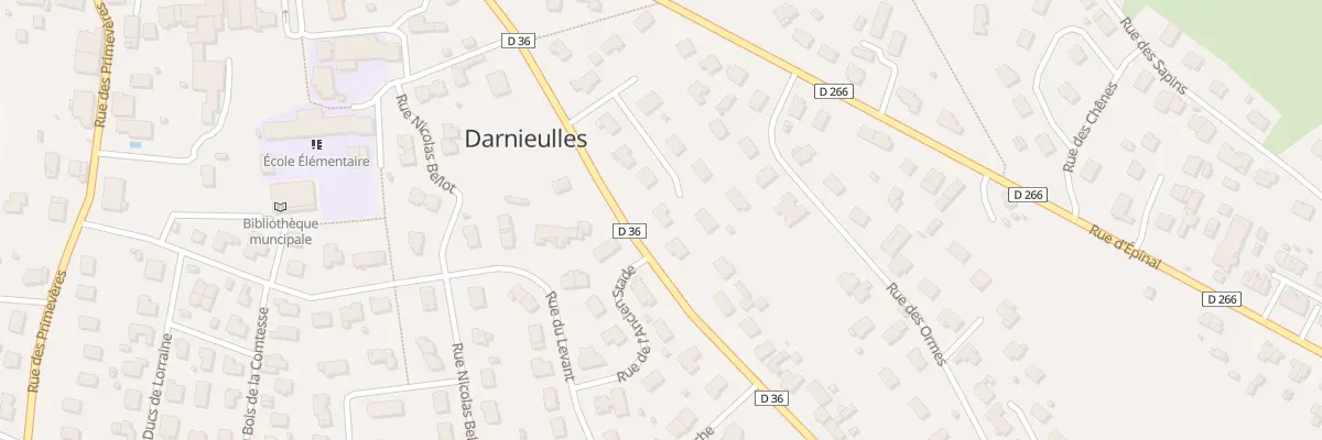 Plan du 122 Imp des Tilleuls à Darnieulles