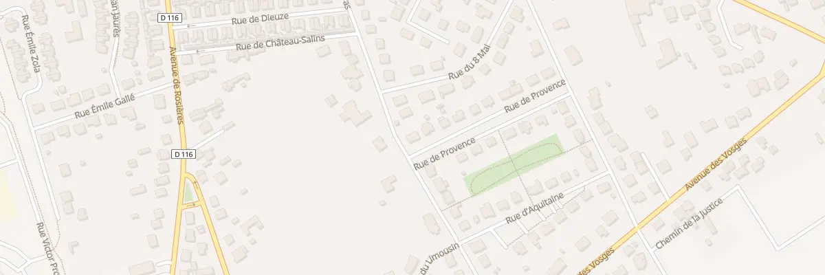 Plan du 1 Rue de Provence à Dombasle-sur-Meurthe