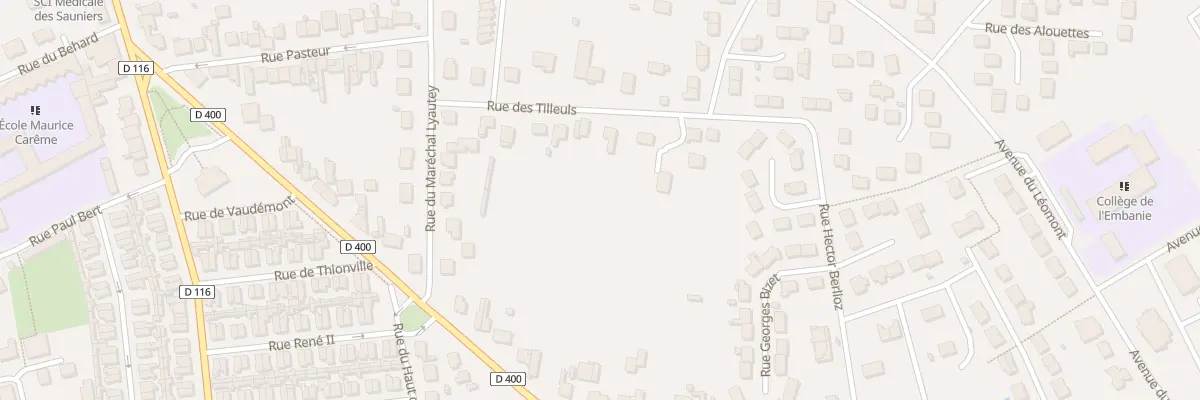 Plan du 16 Rue des Tilleuls à Dombasle-sur-Meurthe