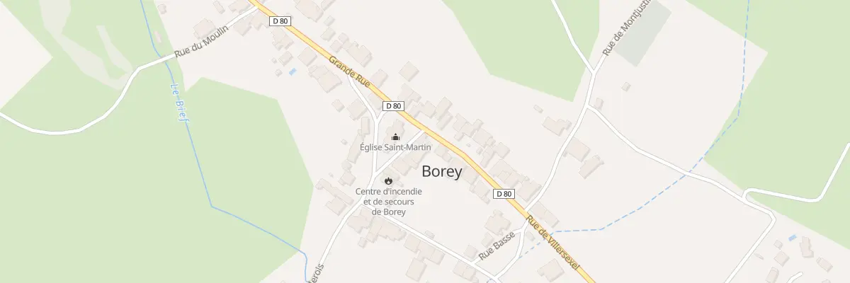 Plan du 11 Grande Rue à Borey