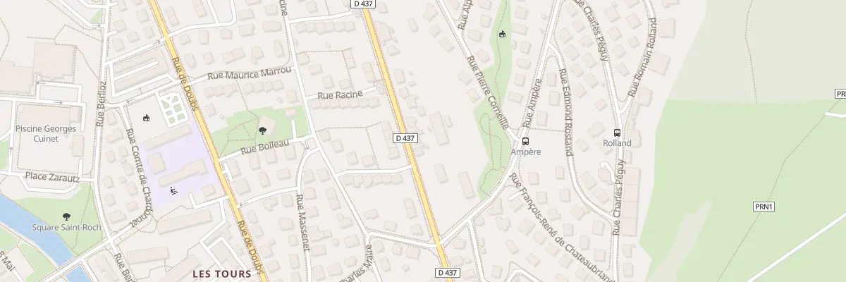 Plan du 58 Rue de Morteau à Pontarlier