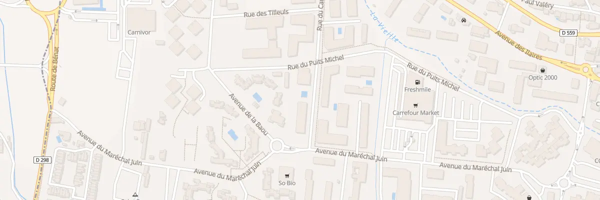 Plan du 65 Rue du Cannier au Lavandou