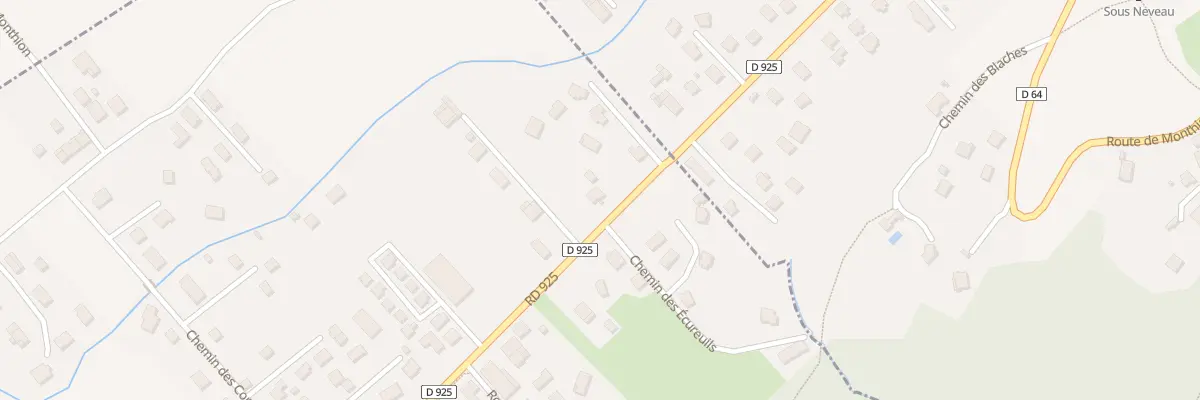 Plan du 5035 Plaine de Monthion à Monthion