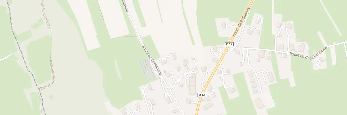 Plan du 228 Rte de Contamine à Faucigny