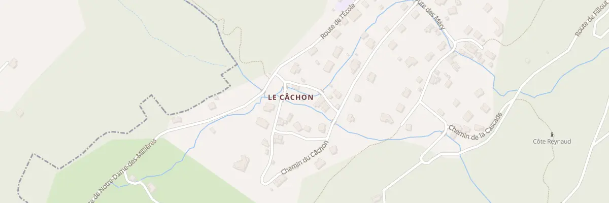 Plan du 5072 Le Cachon à Monthion