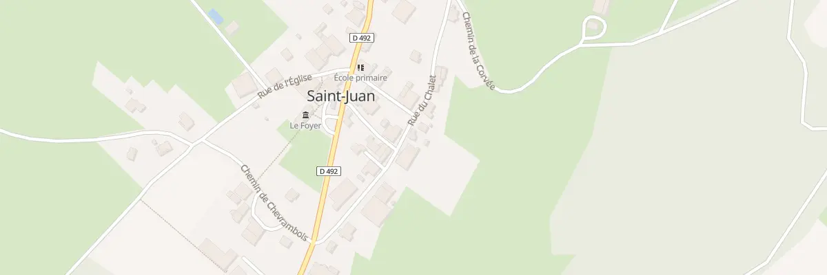 Plan du 8 Rue du Chalet à Saint-Juan