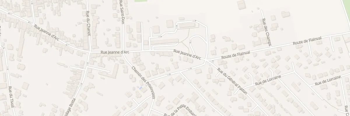 Plan du 88 Rue Jeanne d’Arc à Dombasle-sur-Meurthe