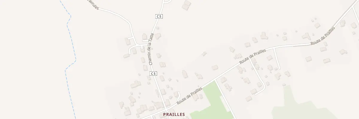Plan du 709 Rte de Prailles à Sciez