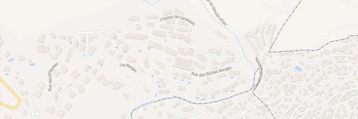 Plan du 44 Rue des Roches Rouges à Bormes-les-Mimosas