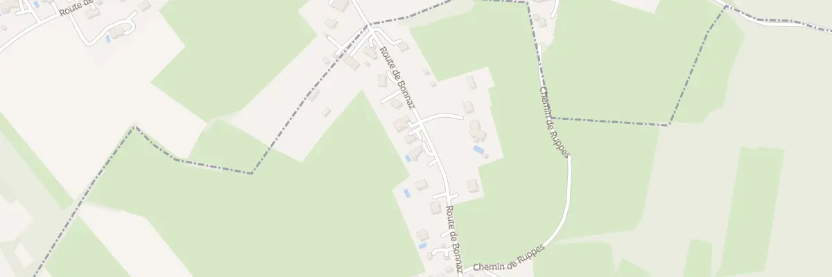 Plan du 383 Rte de Bonnaz à Marcellaz