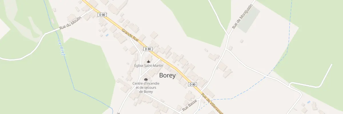 Plan du 18 Grande Rue à Borey