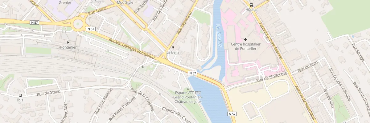 Plan du 4 Pl de la Fauconnière à Pontarlier