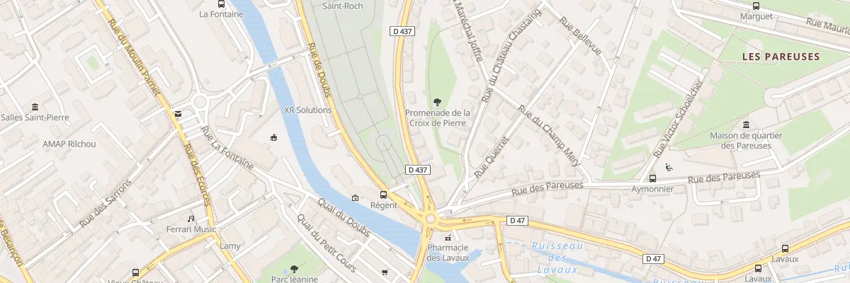 Plan du 8 Rue de Morteau à Pontarlier