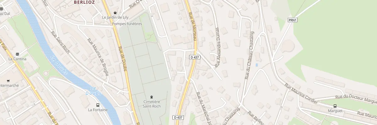 Plan du 11B Rue de Morteau à Pontarlier