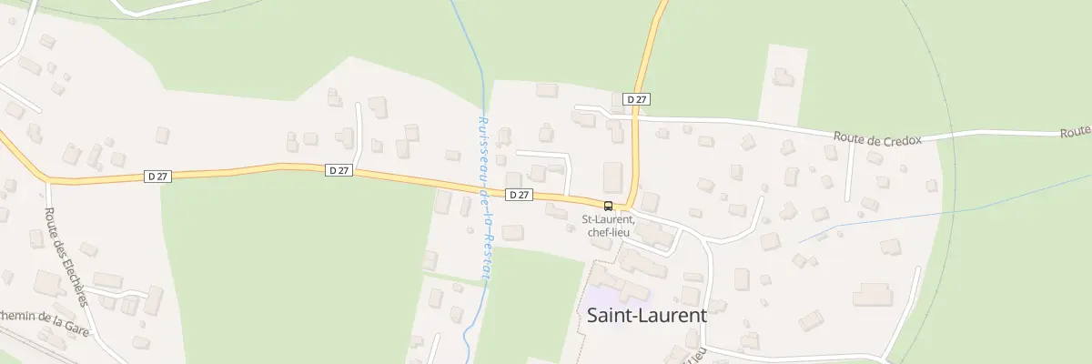 Plan du 88 Rte de l’Ancienne Poste à Saint-Laurent